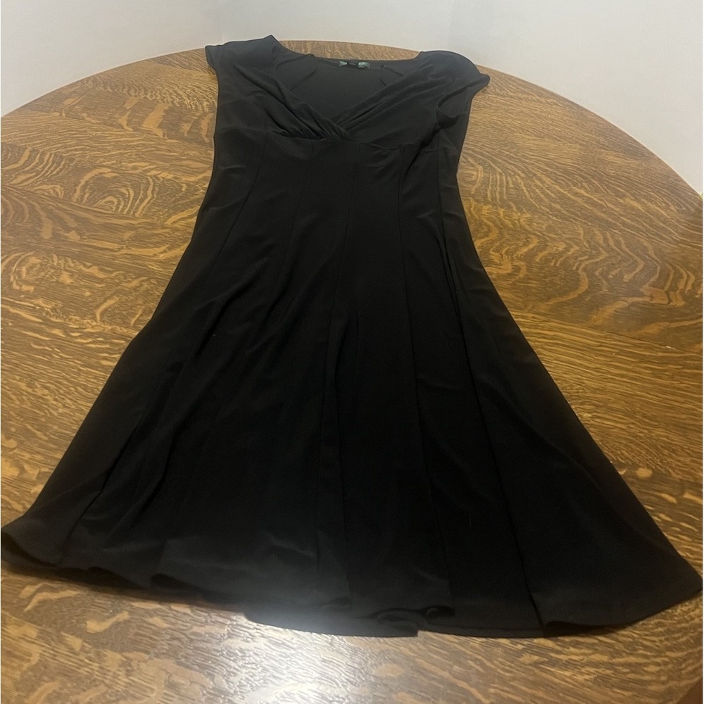 Lauren Ralph Lauren Black Sleeveless Dress Size 14